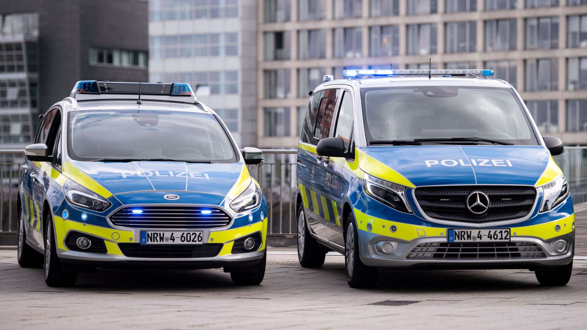 Ausgemusterte Streifenwagen