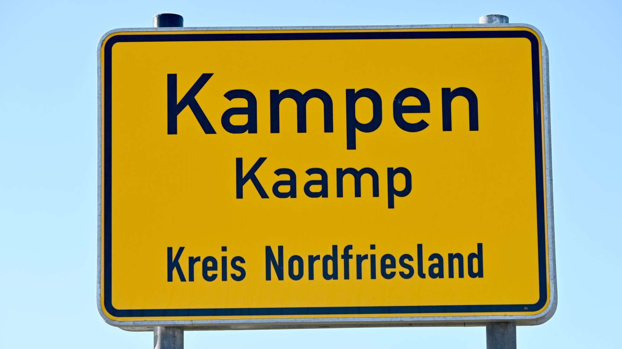 Ortsschild Kampen