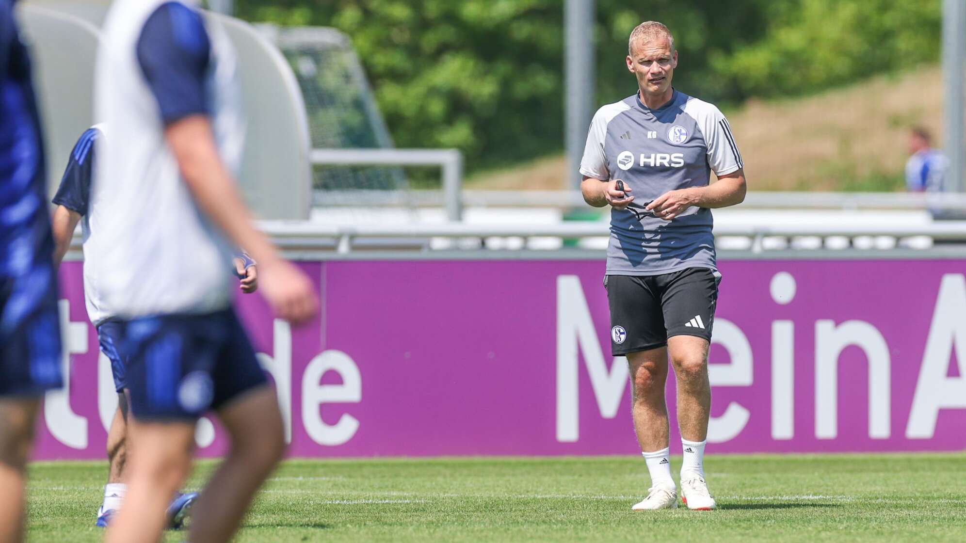 Fußball: 2. Bundesliga, Training FC Schalke 04