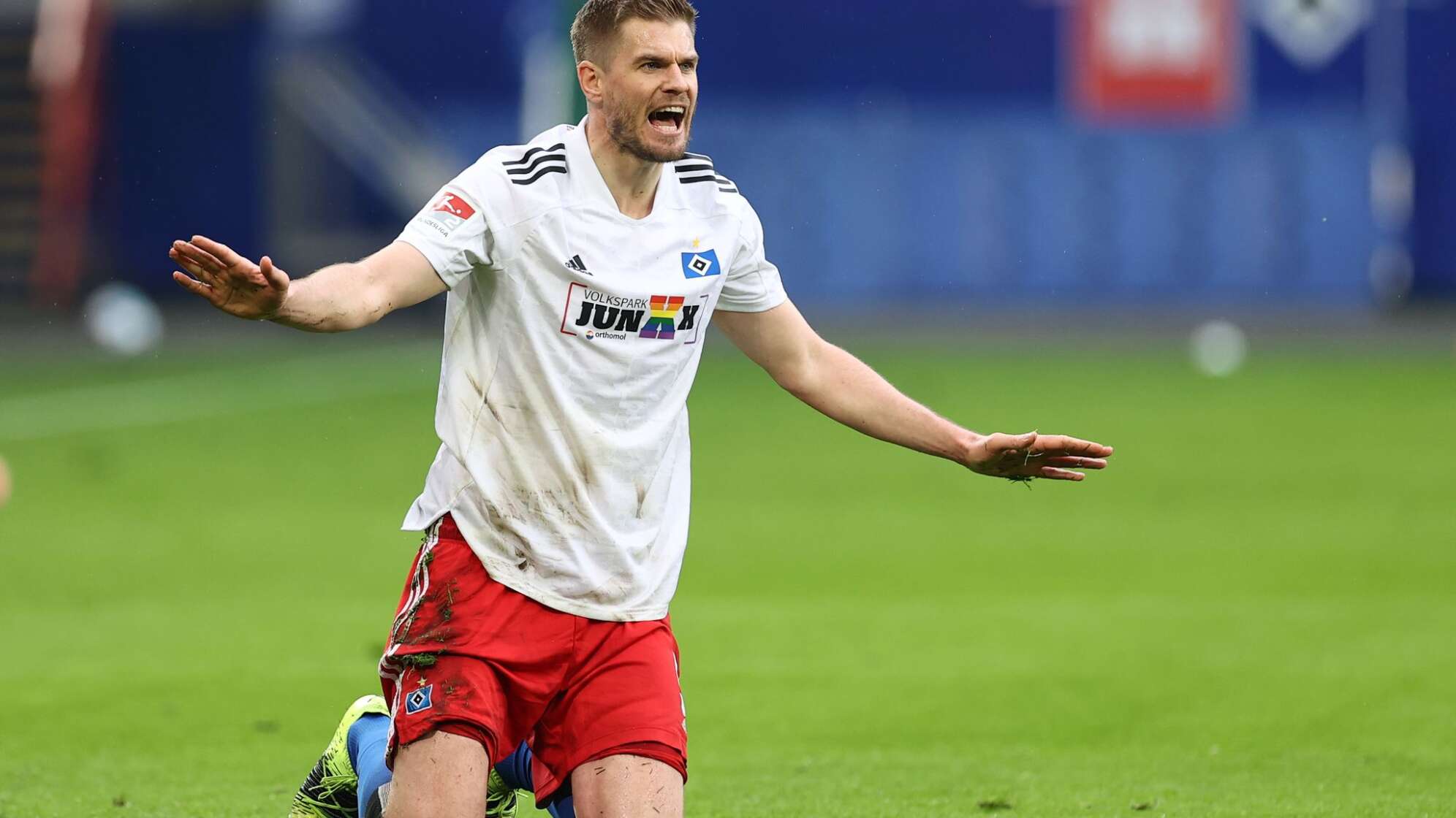 Simon Terodde im HSV-Trikot