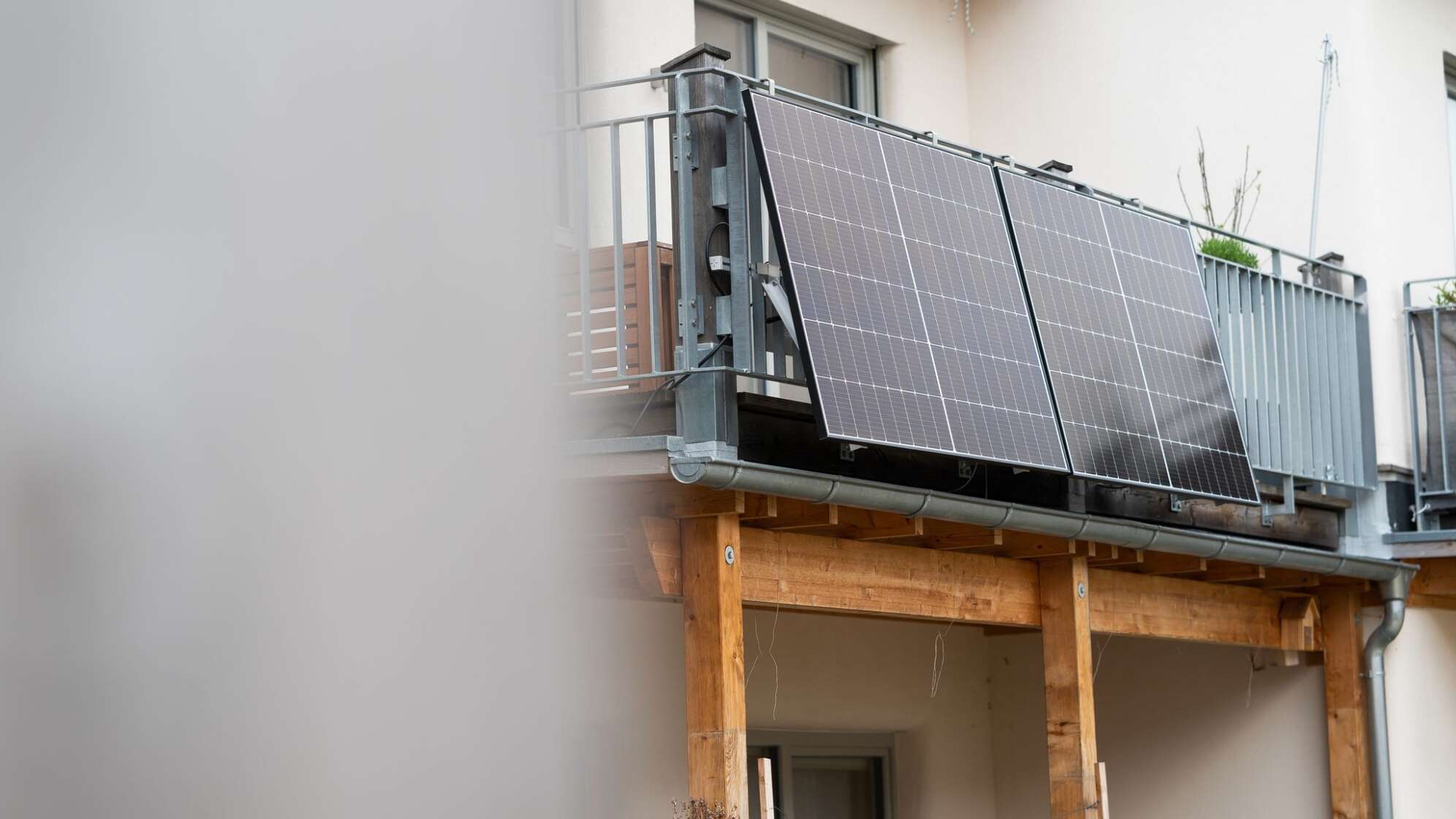Balkonsolaranlage