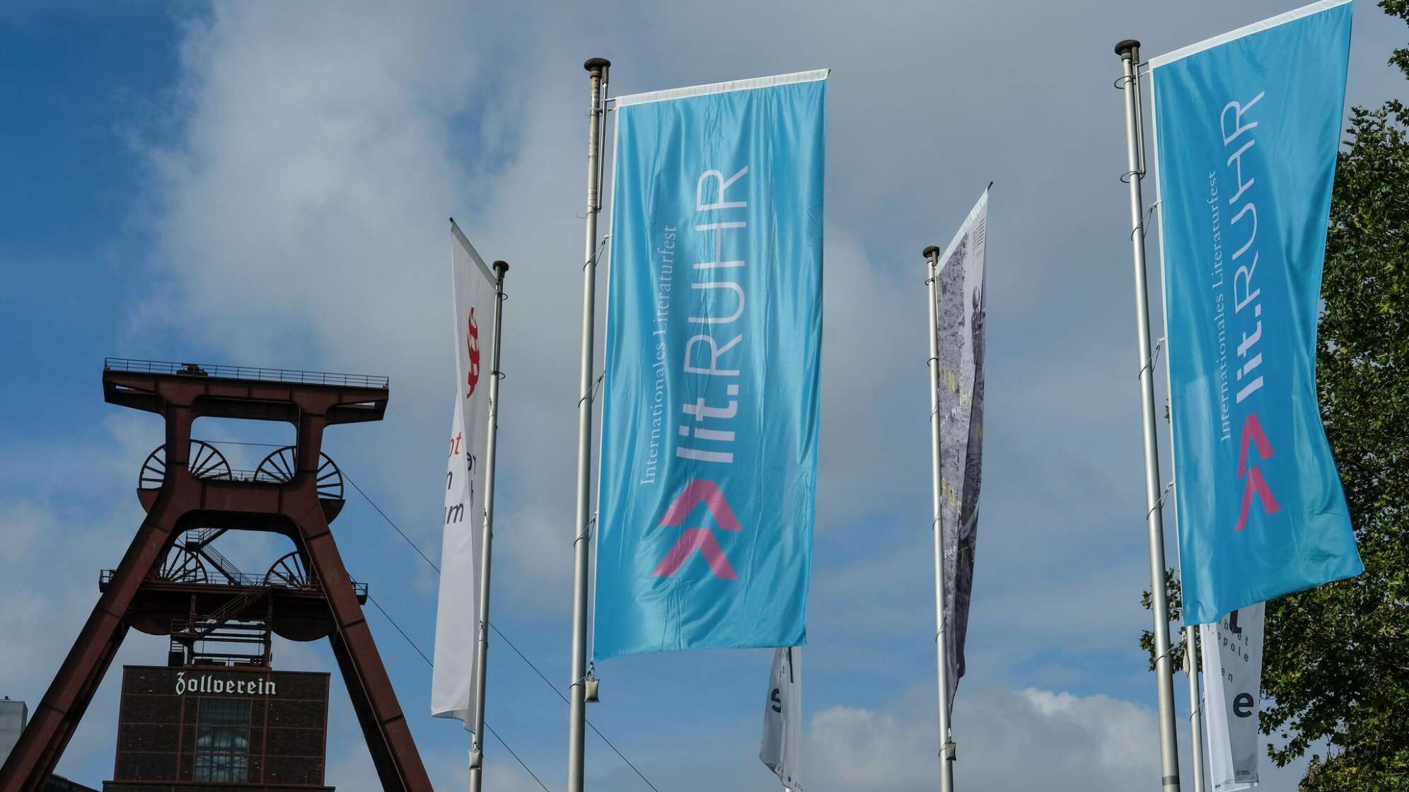 Literaturfestival Lit.Ruhr auf Zeche Zollverein