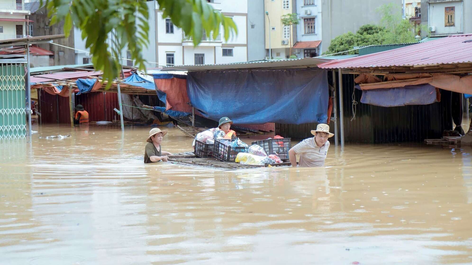 Taifun "Yagi" in Vietnam