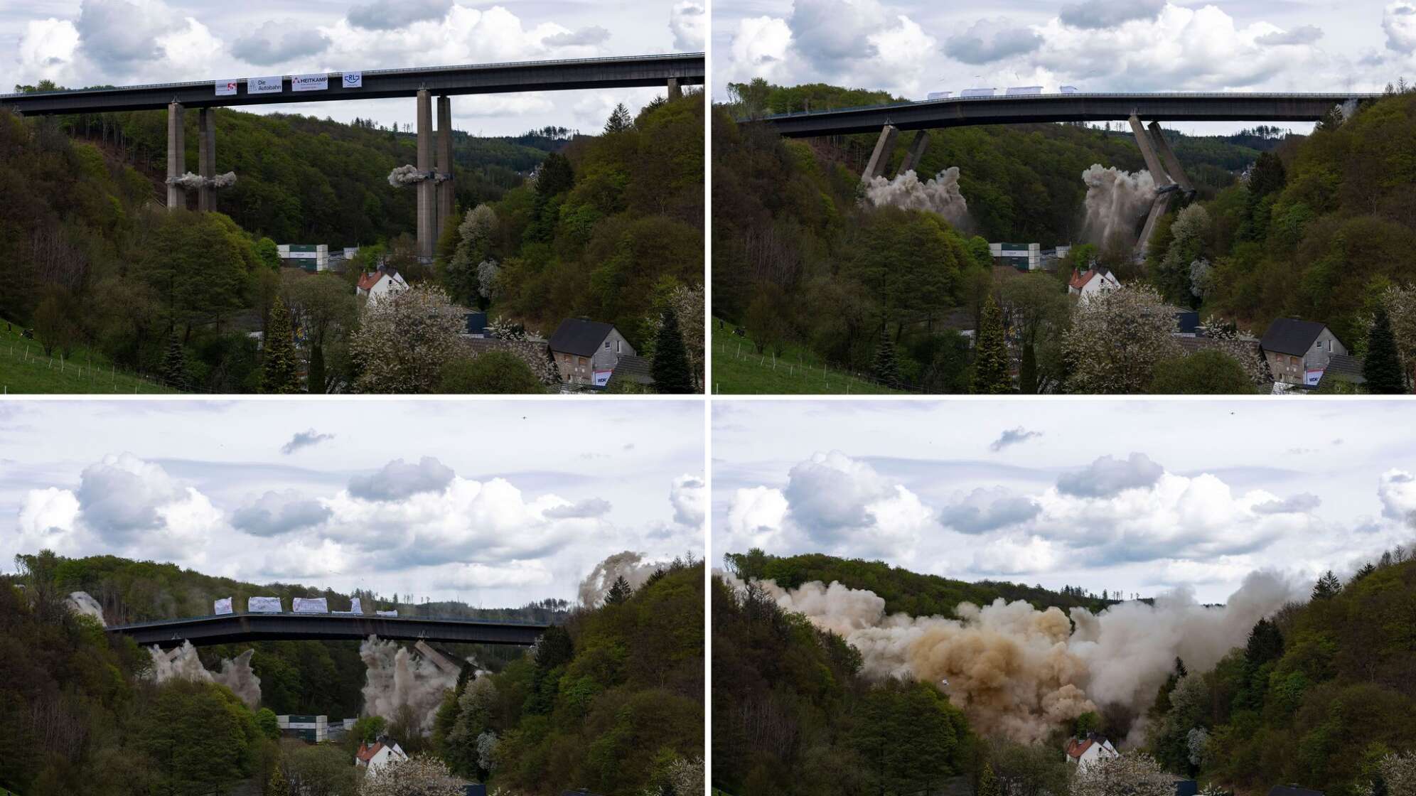 A45-Talbrücke Rahmede wird gesprengt