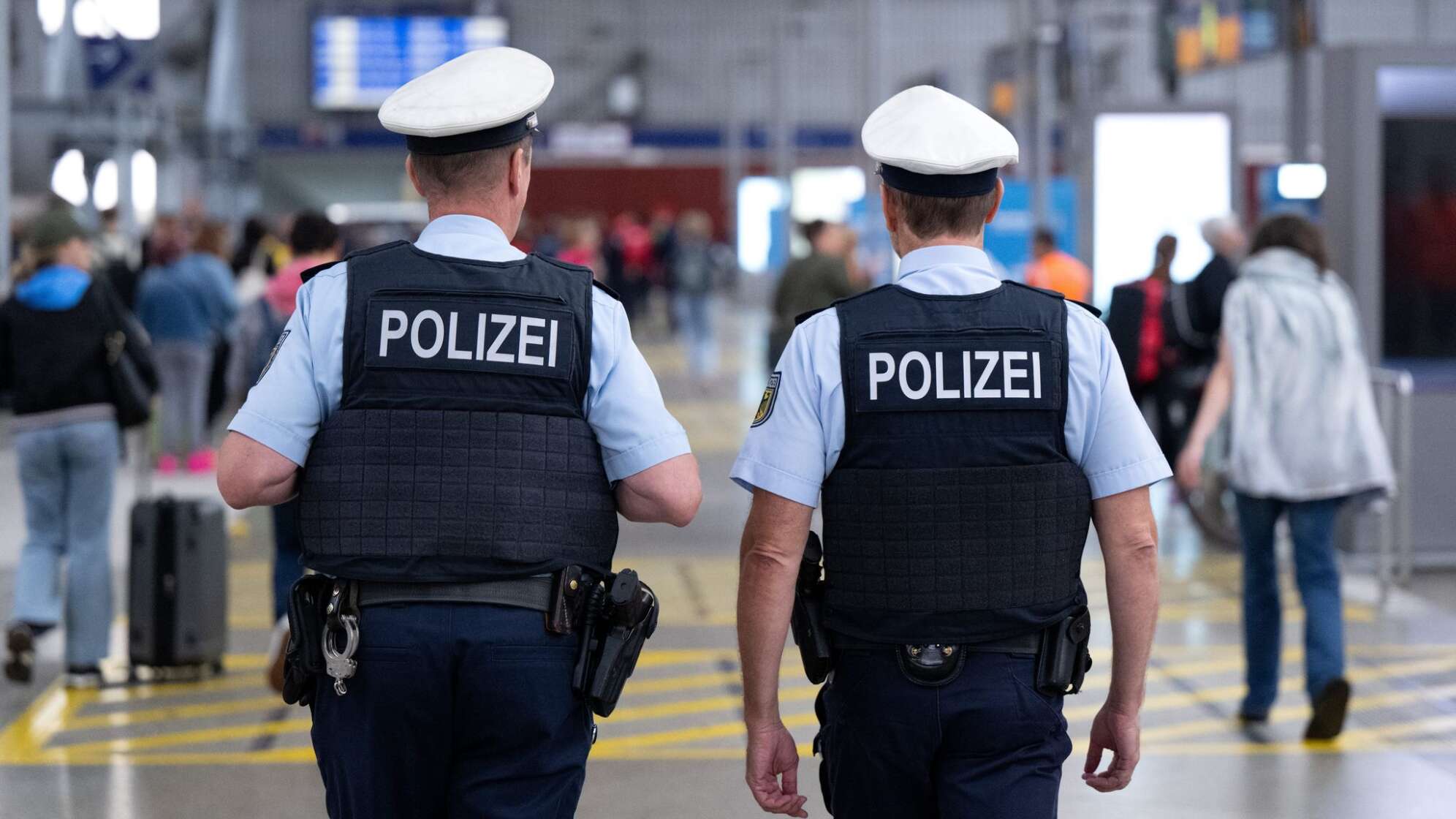 Bundespolizisten im Einsatz. (Symbolbild)